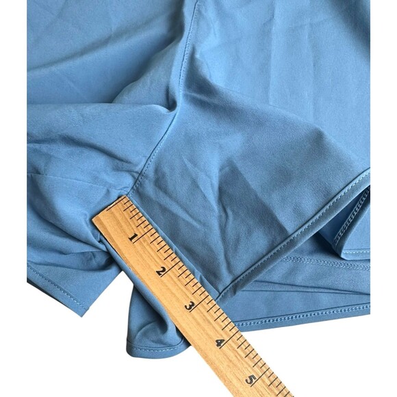 NEW BALANCE Women's 2-in1 Sport Shorts Training Running Under Short Size XL Blue - Picture 7 of 7